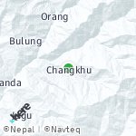 Peta lokasi: Changkhu, Nepal