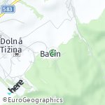 Peta lokasi: Bačín, Slowakia