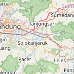 Peta lokasi: Bandung, Indonesia untuk keperluan jadwal sholat