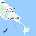 Peta lokasi: Half Moon Bay, Saint Kitts Dan Nevis