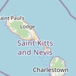 Peta lokasi: Half Moon Bay, Saint Kitts Dan Nevis