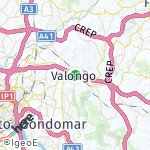 Peta lokasi: Valongo, Portugal
