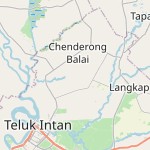 Peta lokasi: Pekan Baru, Malaysia untuk keperluan jadwal sholat