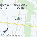 Peta lokasi: Zosin, Polandia