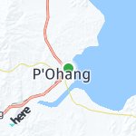 Peta lokasi: P'Ohang, Korea Selatan