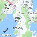 Peta lokasi: LOHAS Park, Hong Kong-Cina