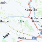 Peta lokasi: Ľubá, Slowakia