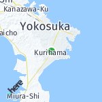 Peta lokasi: Kurihama, Jepang