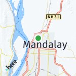 Peta lokasi: Mandalay, Myanmar