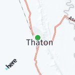 Peta lokasi: Thaton, Myanmar