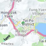 Peta wilayah Tai Wo, Hong Kong-Cina