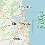Peta lokasi: João Pessoa, Brasil untuk keperluan jadwal sholat