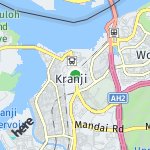 Peta lokasi: Kranji, Singapura