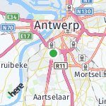 Peta lokasi: Antwerpen, Belgia