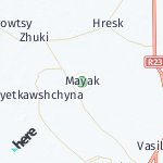 Peta lokasi: Mayak, Belarusia