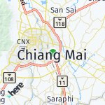 Peta lokasi: Chiang Mai, Thailand