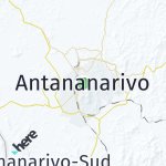 Peta lokasi: Antananarivo, Madagaskar