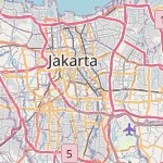 Peta lokasi: Menteng, Indonesia untuk keperluan jadwal sholat