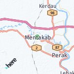 Peta lokasi: Mentakab, Malaysia