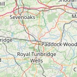 Peta lokasi: Tonbridge, Inggris Raya