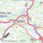 Peta lokasi: Berne, Swiss