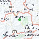Peta lokasi: Zaragoza, Kosta Rika