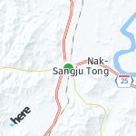 Peta lokasi: Sangju, Korea Selatan