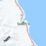 Peta lokasi: Sokch'o, Korea Selatan