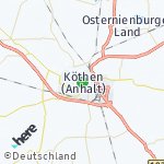 Peta lokasi: Köthen (Anhalt), Jerman