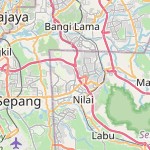 Peta lokasi: Desa Anggerik, Malaysia untuk keperluan jadwal sholat