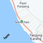 Peta lokasi: Sekinchan, Malaysia