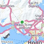Peta lokasi: Tsuen Wan, Hong Kong-Cina