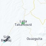 Peta lokasi: Lalla Takarkoust, Maroko