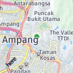 Peta lokasi: Ampang Jaya, Malaysia