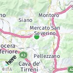 Peta lokasi: Mercato San Severino, Italia