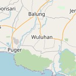 Peta lokasi: Wuluhan, Indonesia