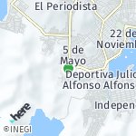 Peta lokasi: 18 de Noviembre, Meksiko