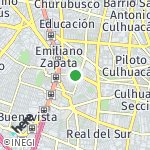Peta lokasi: Prados de Coyoacán, Meksiko