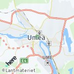 Peta lokasi: Umeå, Swedia