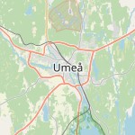 Peta lokasi: Umeå, Swedia