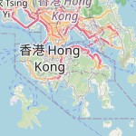 Peta lokasi: Happy Valley, Hong Kong-Cina untuk keperluan jadwal sholat