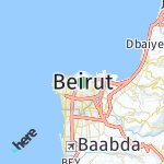 Peta lokasi: Beyrouth, Lebanon