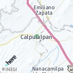 Peta lokasi: Calpulalpan, Meksiko