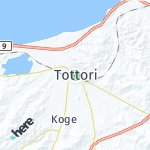 Peta lokasi: Tottori, Jepang