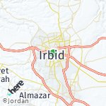 Peta lokasi: Irbid, Yordania