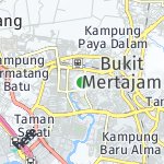 Peta lokasi: Taman Sungai Rambai, Malaysia