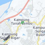 Peta lokasi: Kampung Tanah Jambu, Brunei Darussalam