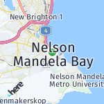 Peta lokasi: Port Elizabeth, Afrika Selatan