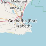 Peta lokasi: Port Elizabeth, Afrika Selatan