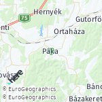 Peta lokasi: Páka, Hongaria